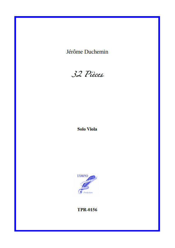 32 Pieces for Viola Solo (Duchemin)